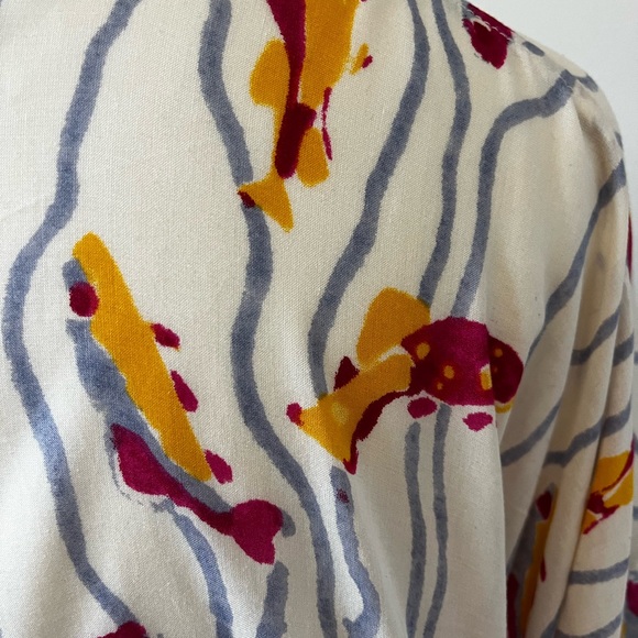 Natalie Martin Diane Robe in Pisces Print - Picture 6 of 8